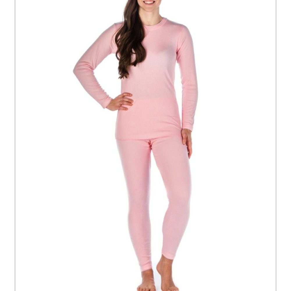 🆕⭐Noble Mount  Pretty pink thermal pajamas